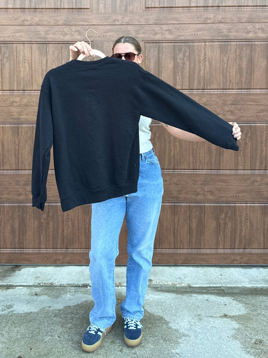 Patchwork Hearts Crewneck (S)