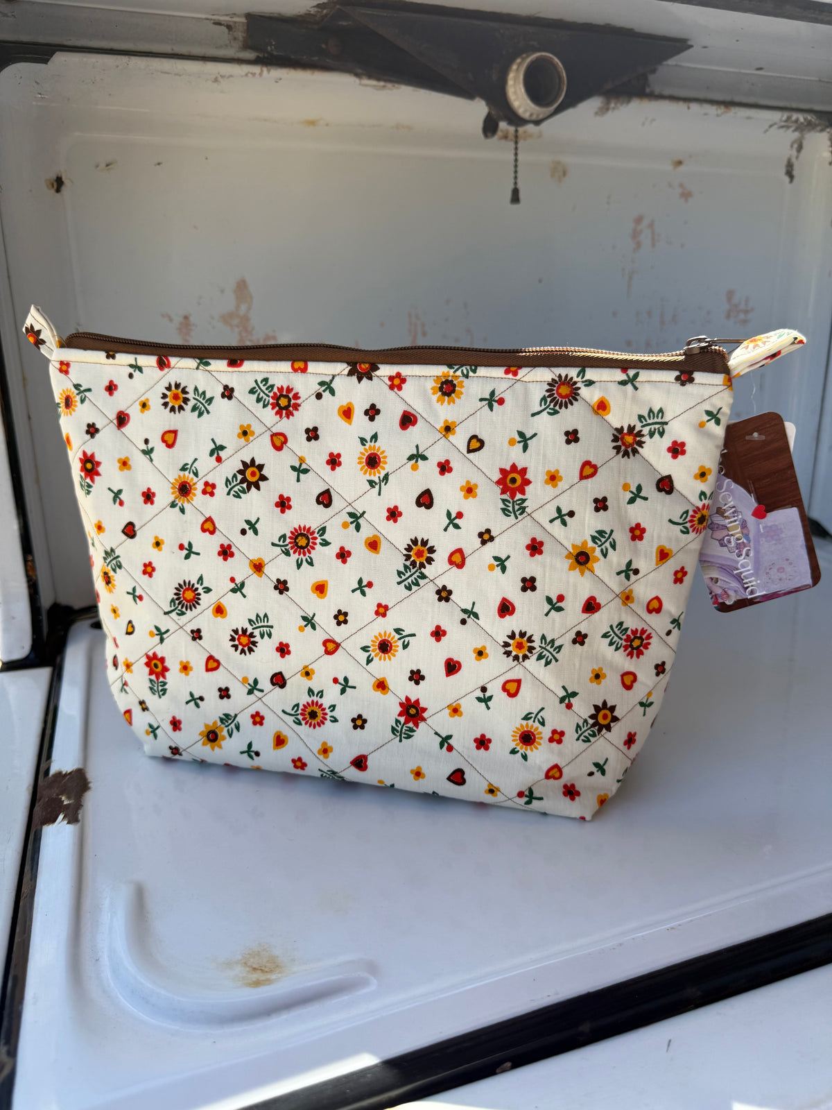 Quilted Zipper Pouches